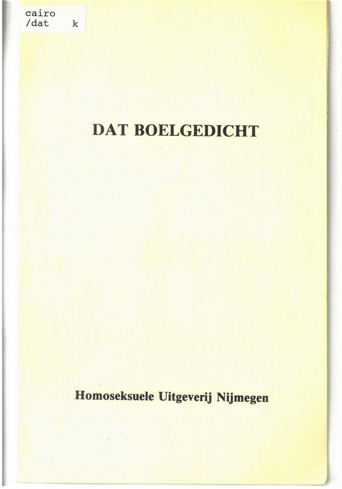 boelgedicht
